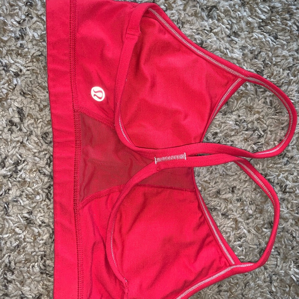 Lululemon red bra